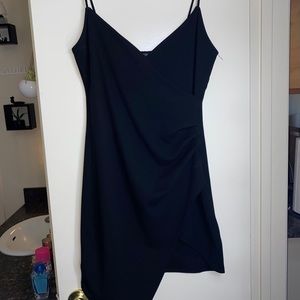 Black A-line Dress